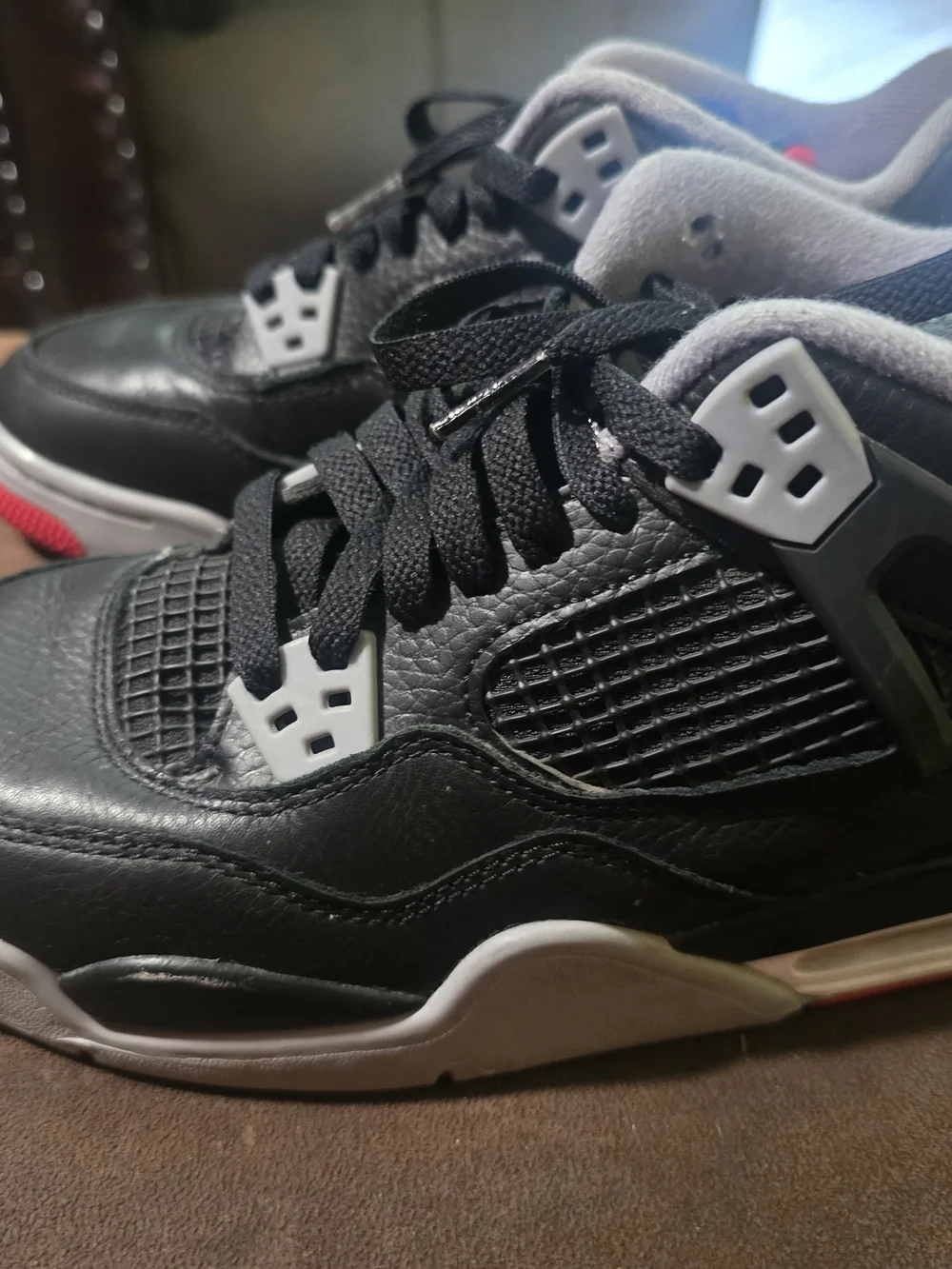 Jordan Kids Black, Gray & Red Retro Basketball Sneakers